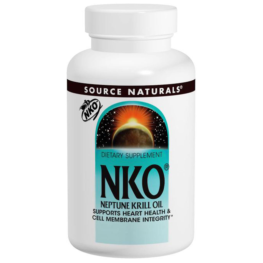 Source Naturals, NKO, שמן קריל נפטון, 500 מ"ג, 60 סופטג'לים