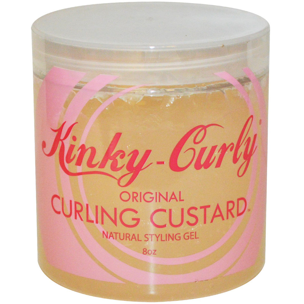 Kinky-Curly, originele curlingvla, natuurlijke stylinggel, 8 oz
