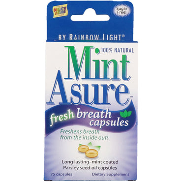 Rainbow Light Mint Asure Fresh Breath Capsules 75 Capsules