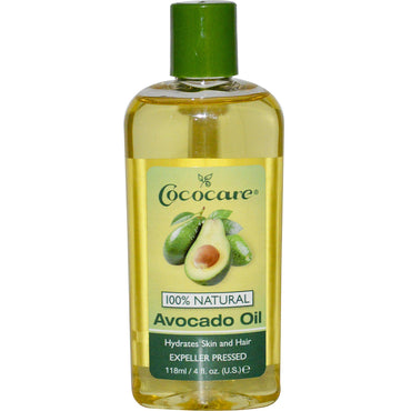 Cococare, Aceite de aguacate, 4 fl oz (118 ml)