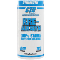 CTD Sports, Creatina tamponada con Kre-Alkalyn, 240 cápsulas