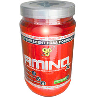 BSN, Amino X, Effervescent BCAA Formula, Green Apple, 15.3 oz (435 g)