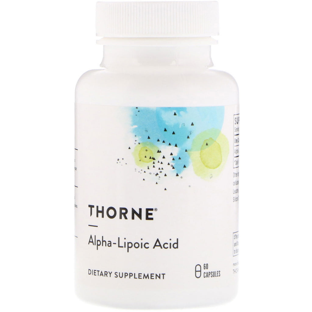 Thorne research, acid alfa-lipoic, 60 capsule