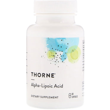 Thorne research, alfa-liponzuur, 60 capsules