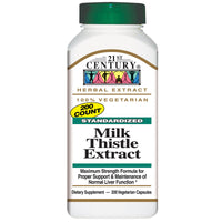 21st Century, Milk Thistle Extract, 200 Veggie Caps