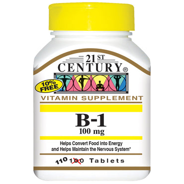 21. århundrede, B-1, 100 mg, 110 tabletter