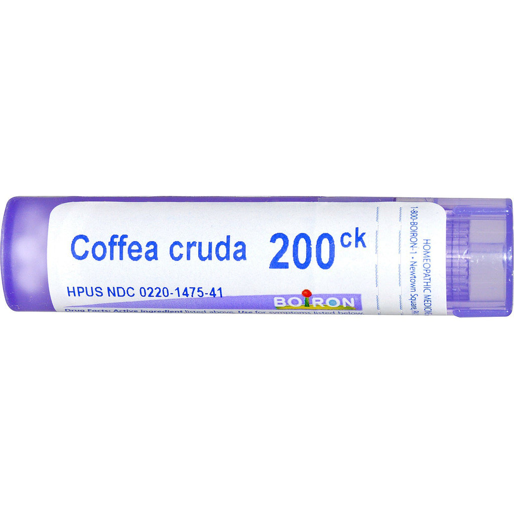 Boiron, Single Remedies, Coffea Cruda, 200 CK, 80 gránulos aproximadamente