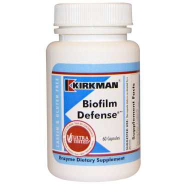 Kirkman labs, defensa de biopelículas, 60 cápsulas