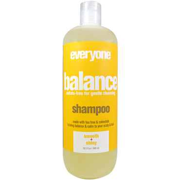 Everyone, Balance, Shampoo, Smooth + Shiny, 20.3 fl oz (600 ml)