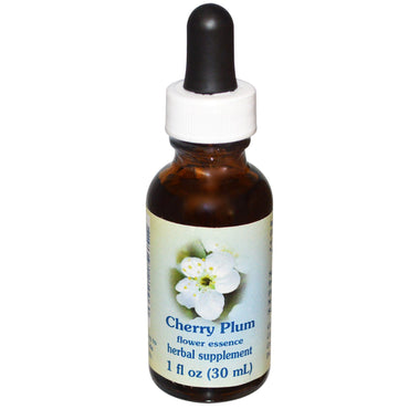 Flower Essence Services, Prune cerise, Essence de fleur, 1 fl oz (30 ml)