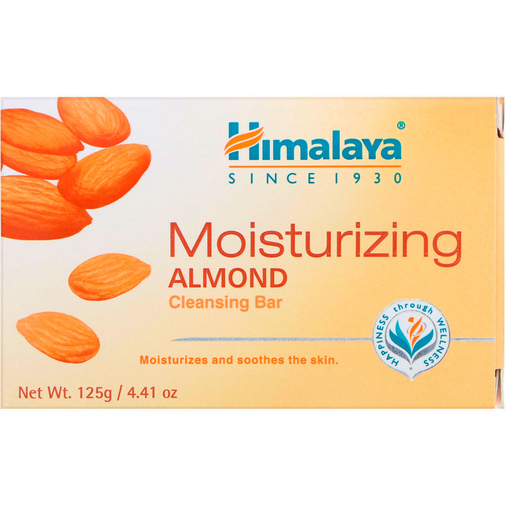 Himalaya, Moisturizing Cleansing Bar, Almond, 4.41 oz (125 g)