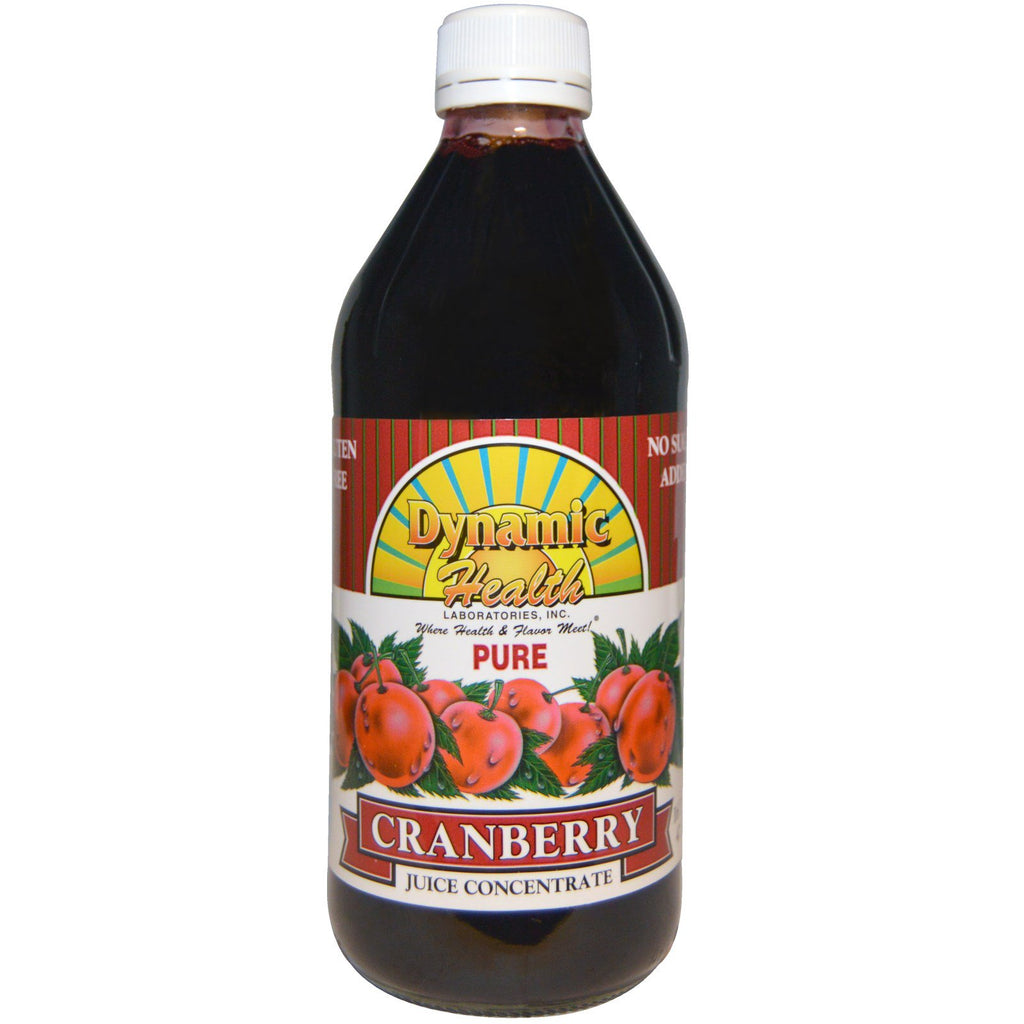 Dynamic Health Laboratories, Pure Cranberry Juice Concentrate, 16 fl oz (473 ml)