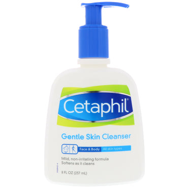 Cetaphil, limpador de pele suave, 237 ml (8 fl oz)