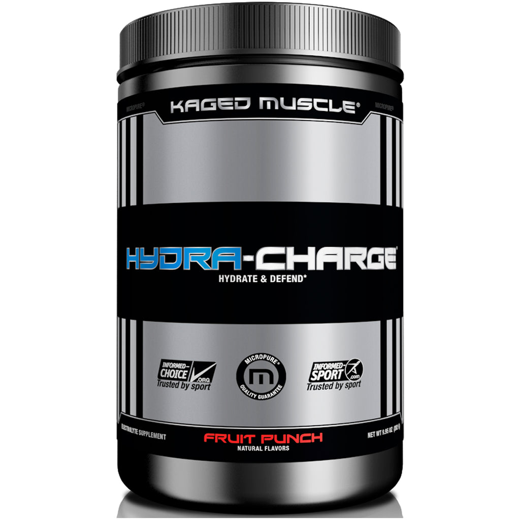 Kagged Muscle, Hydra-Charge, ponche de frutas, 9,95 oz (282 g)