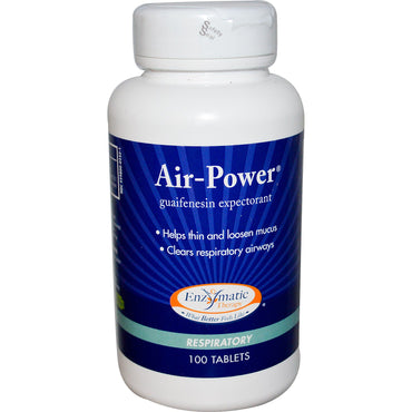 Terapia enzimática, poder aéreo, respiratório, 100 comprimidos
