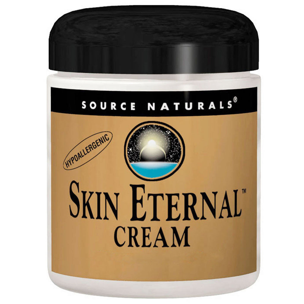 Source Naturals, Crème éternelle pour la peau, pour peaux sensibles, 4 oz (113,4 g)