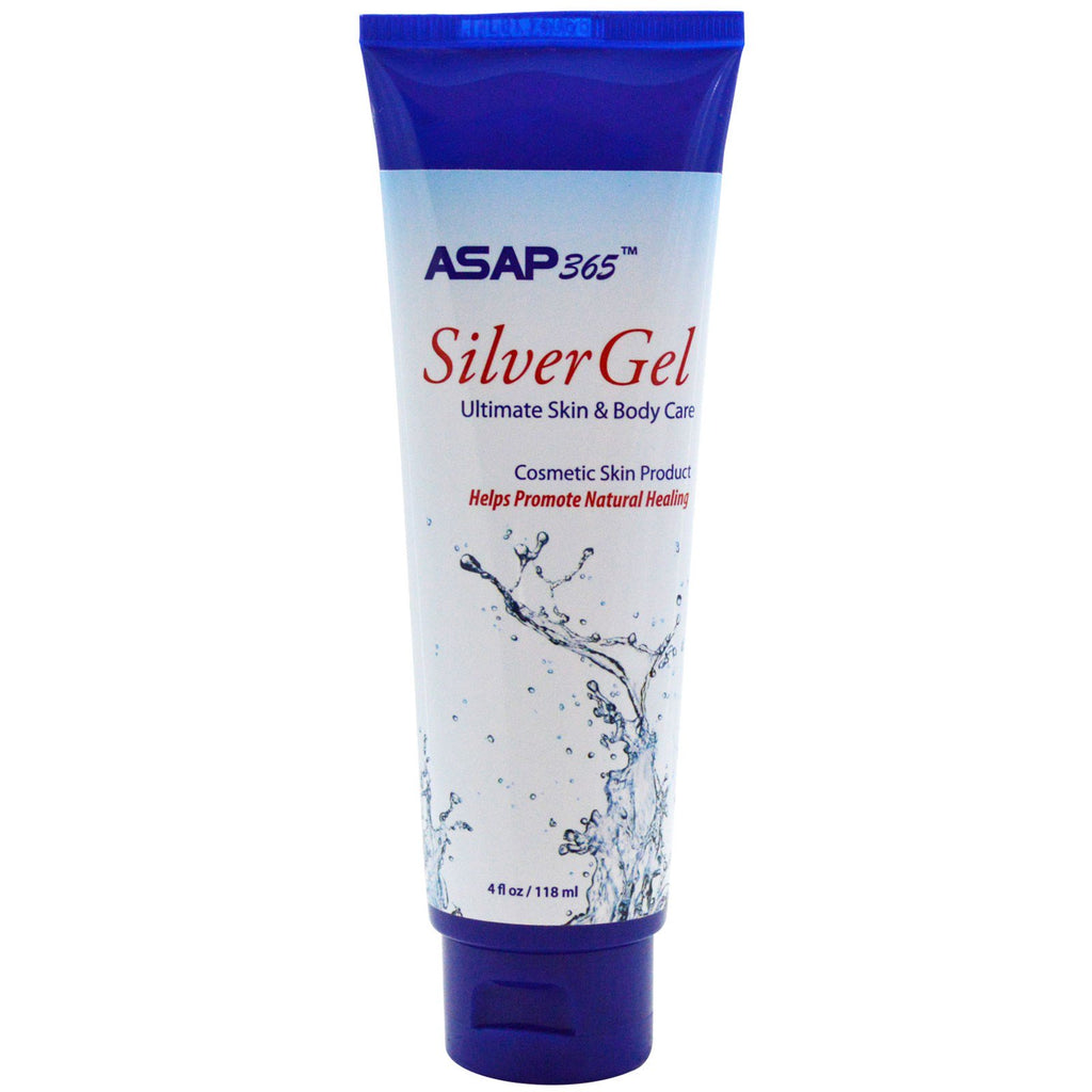 American Biotech Labs, ASAP 365, Silver Gel, Ultimate Skin & Body Care, 4 fl oz (118 ml)