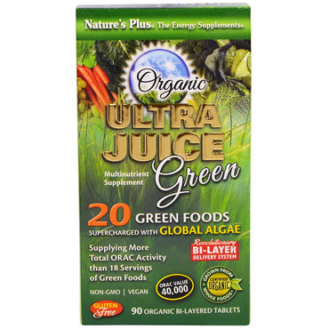 Nature's Plus,  Ultra Juice Green , 90  Bi-Layered Tablets