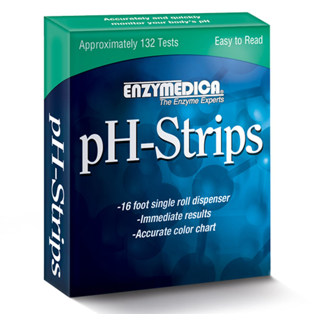 Enzymedica, pH-Strips, מתקן גליל בודד בגודל 16 רגל