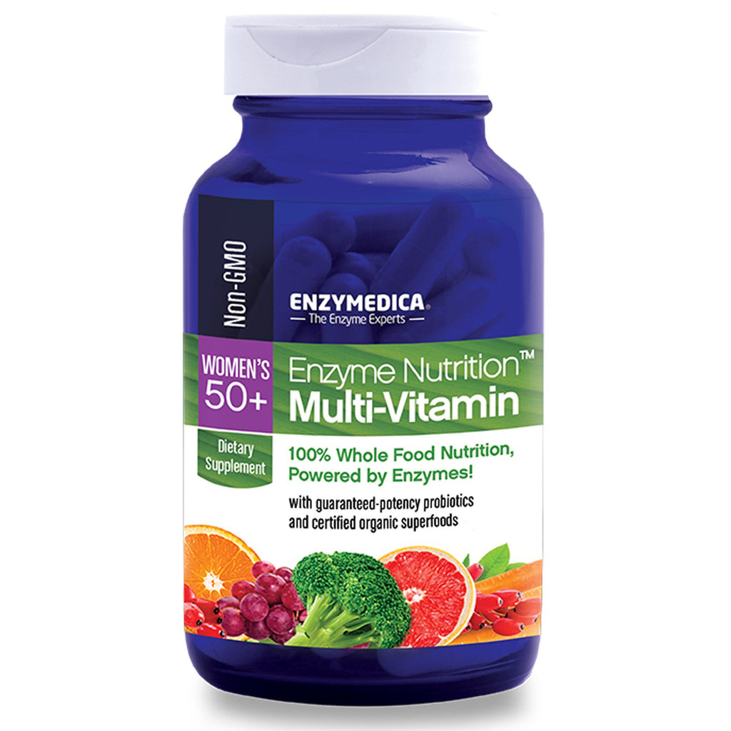 Enzymedica, Enzym Nutrition Multi-Vitamin, kvinner 50+, 120 kapsler