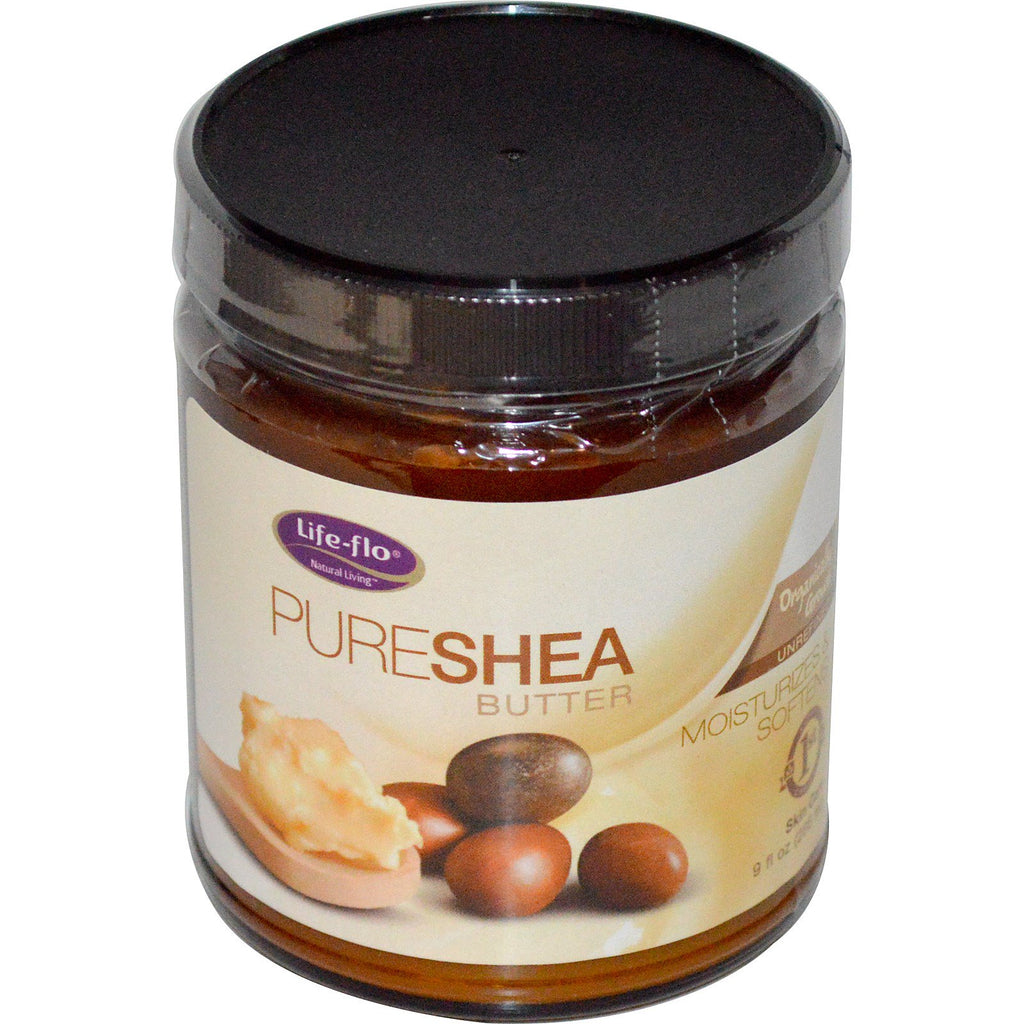 Life Flo Health, pure sheaboter, huidverzorging, 9 fl oz (266 ml)