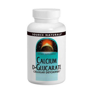 Source Naturals, Calcium D-Glucarate, 500 mg, 120 tabletter