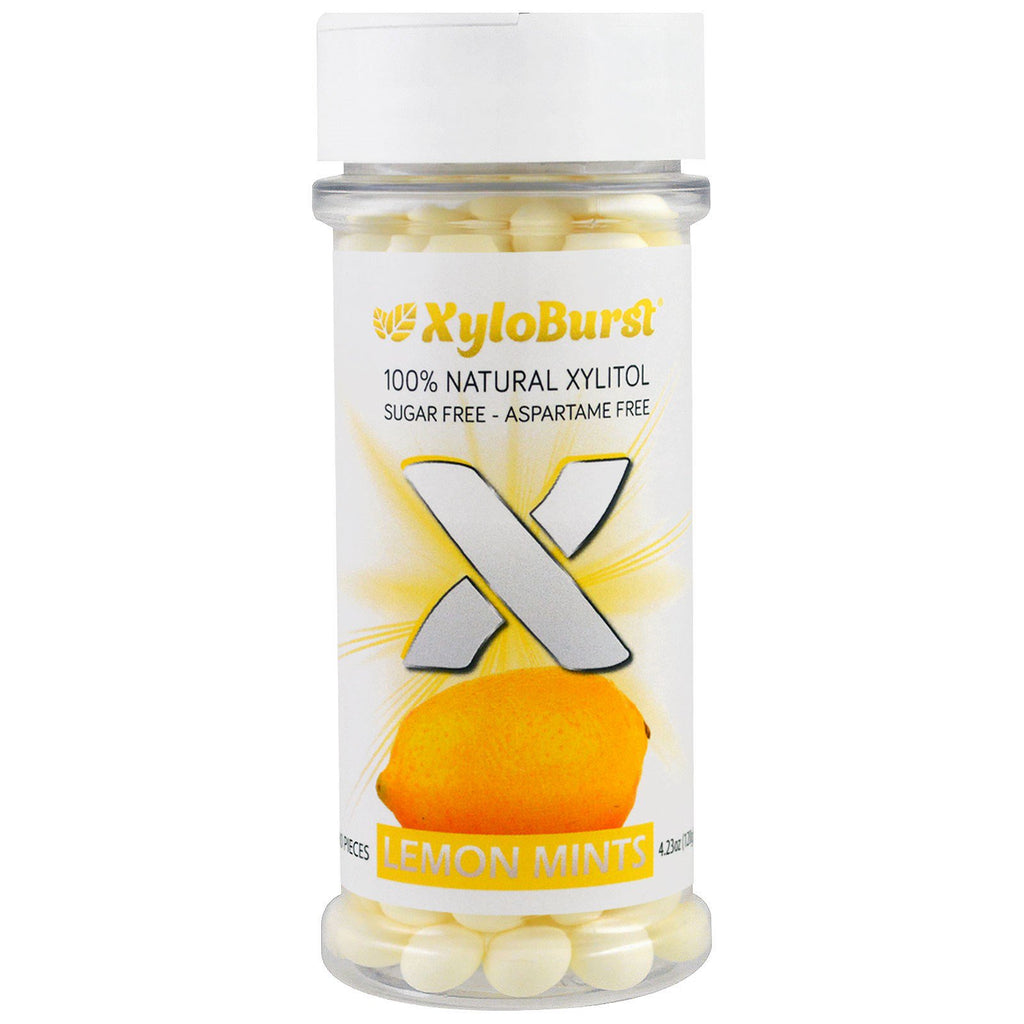 Mentas de limón Xyloburst 200 piezas 4,23 oz (120 g)