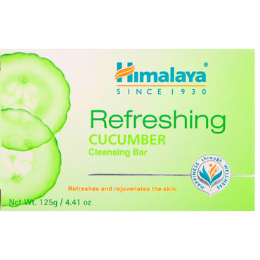 Himalaya, Refreshing Cleansing Bar, Cucumber, 4.41 oz (125 g)