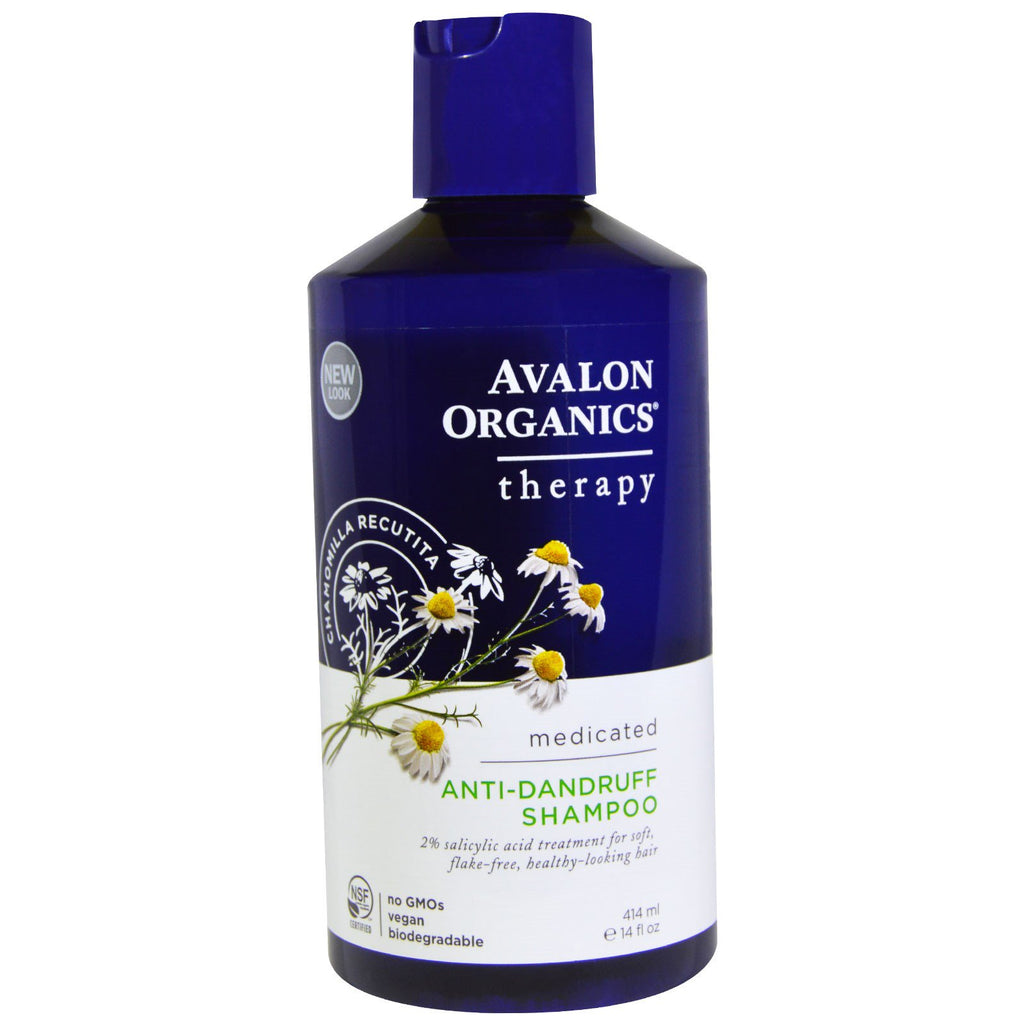 Avalon s, Shampooing antipelliculaire, Chamomilla Recutita, 14 fl oz (414 ml)