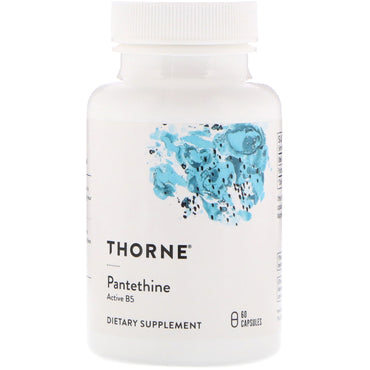 Recherche Thorne, pantéthine, 60 gélules