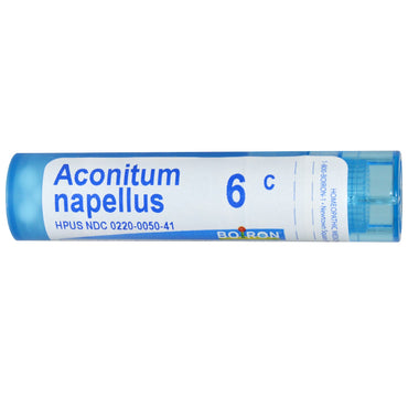 Boiron, Single Remedies, Aconitum Napellus, 6C, Approx 80 Pellets