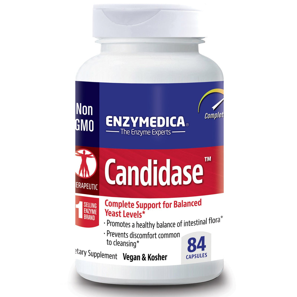 Enzymedica, Candidase, 84 Capsules