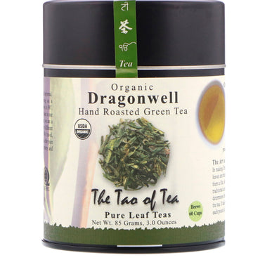 The Tao of Tea, håndstekt grønn te, Dragonwell, 3,0 oz (85 g)