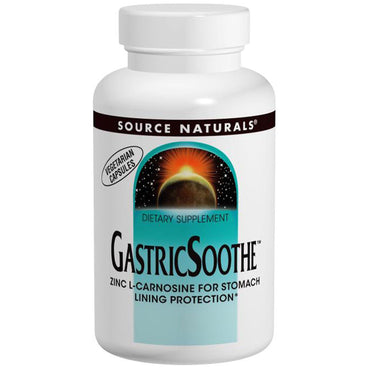 Source Naturals, Calmante gástrico, 37,5 mg, 30 cápsulas