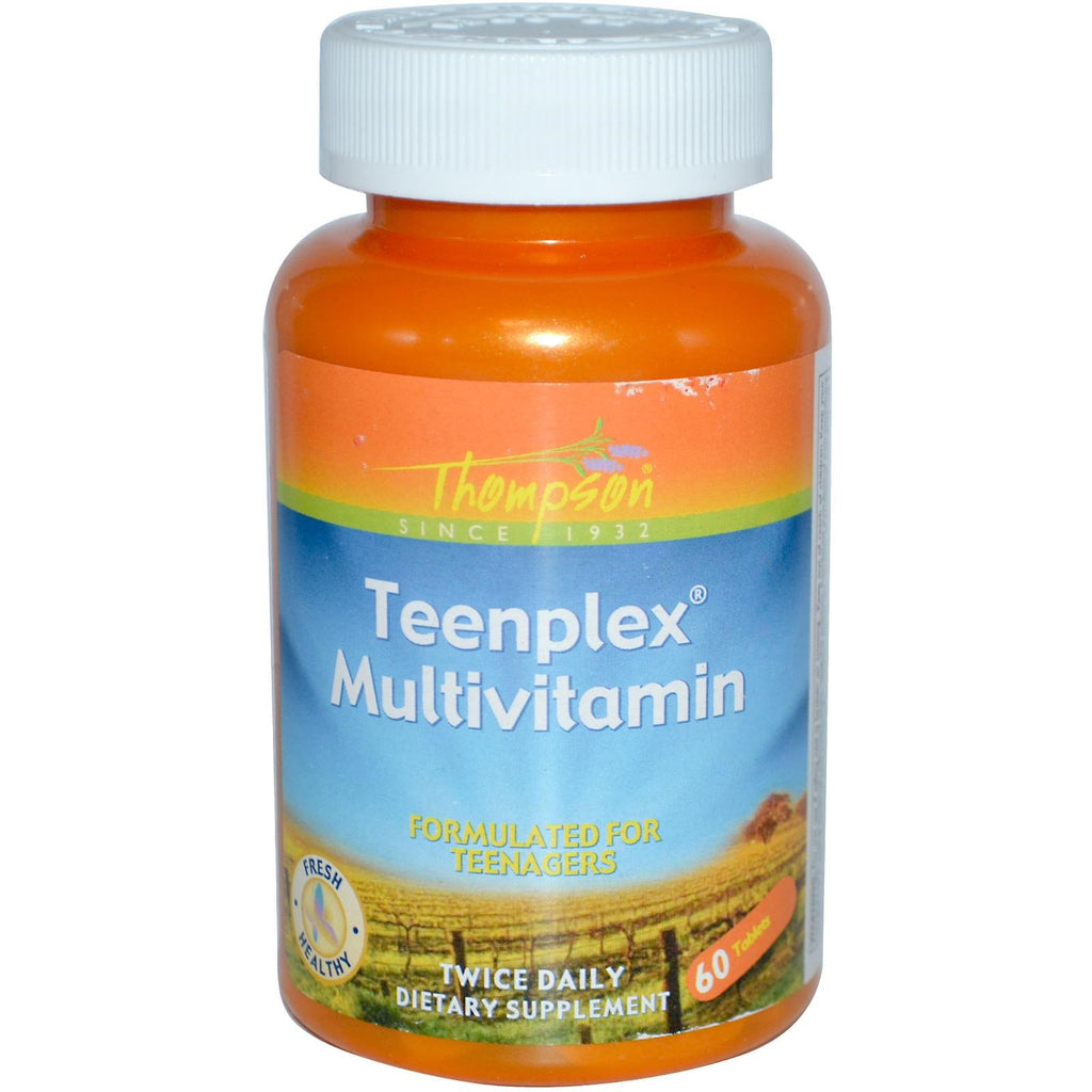 Thompson, Teenplex Multivitamin, 60 Tabletten