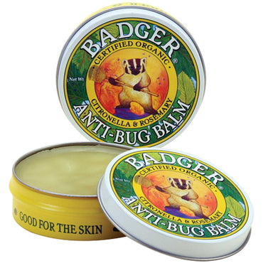Badger Company, Anti-Bug Balm, Citronella & Rosemary, .75 oz (21 g)