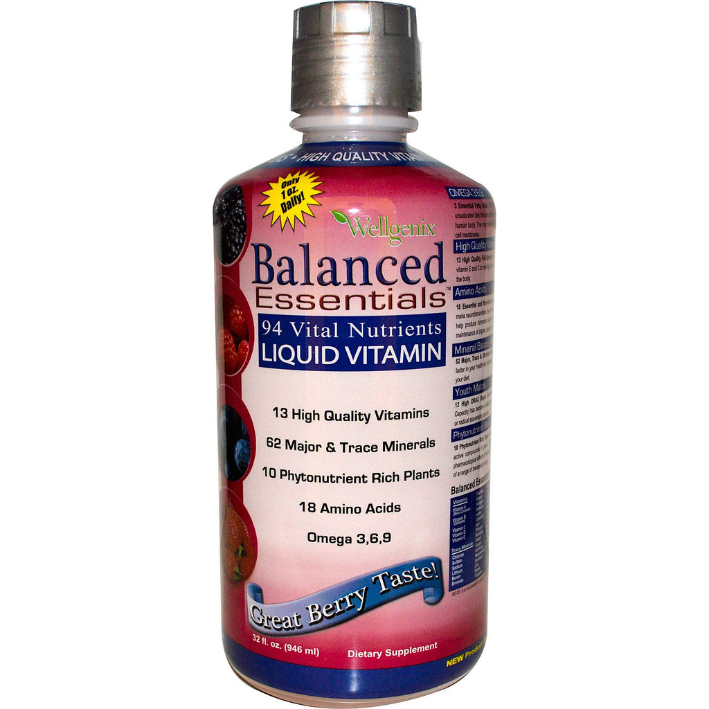 Heaven Sent Naturals, Esenciales equilibrados, Vitamina líquida, 32 fl oz (946 ml)
