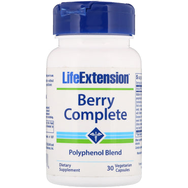 Life Extension, Berry Complete, 30 cápsulas vegetarianas