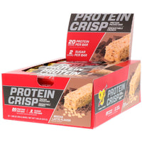 BSN Protein Crisp Mocha Latte Flavor 12 Bars 1.98 oz (56 g) Each