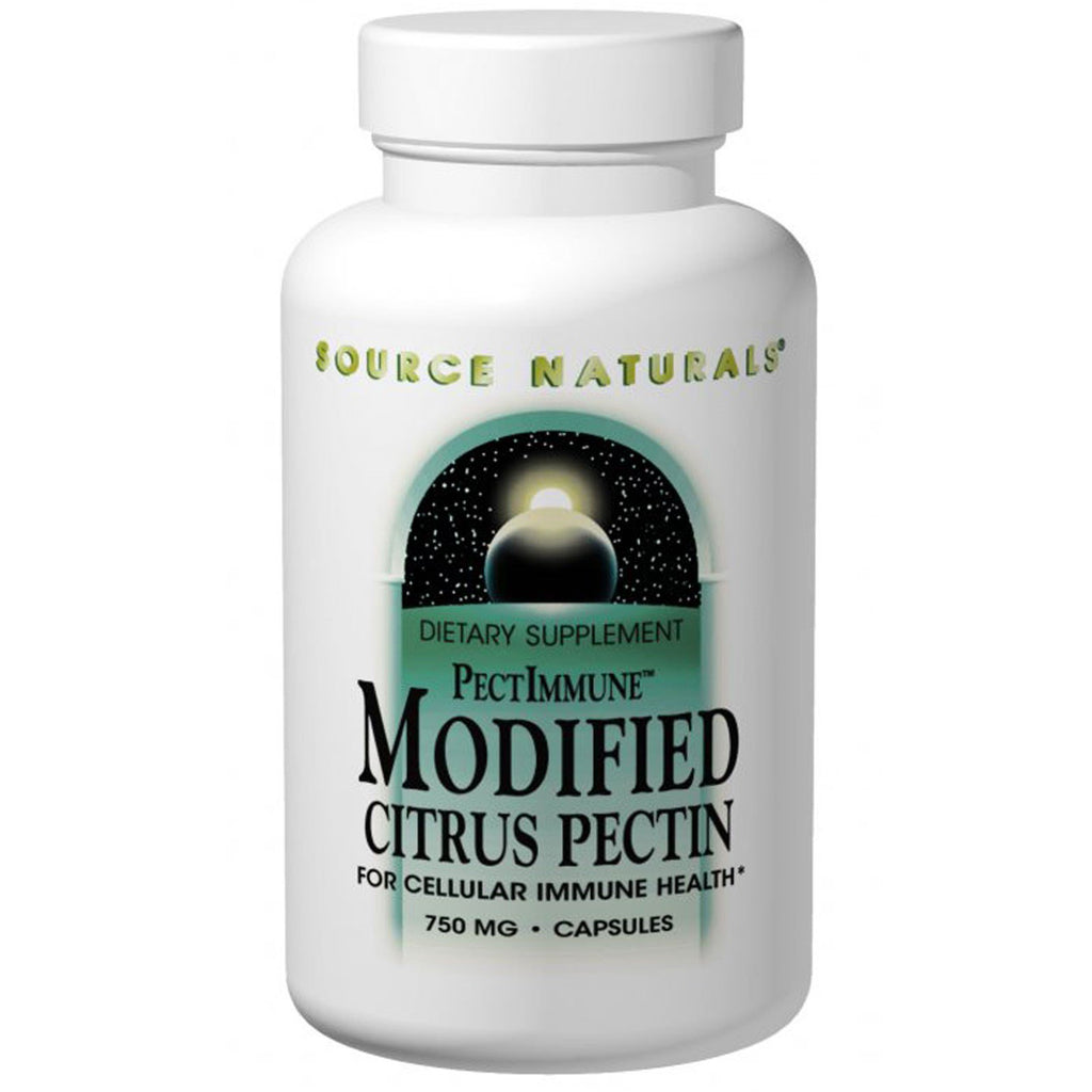 Source Naturals, PectImmune, Modifierat Citruspektin, 750 mg, 120 kapslar