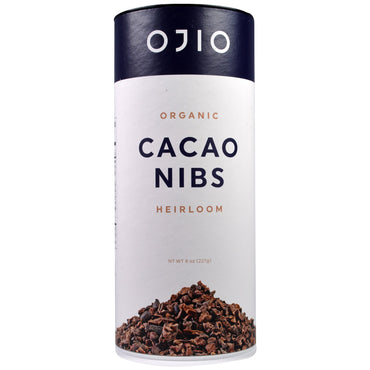 Ojio, Cacaobonen Heirloom, 8 oz (227 g)