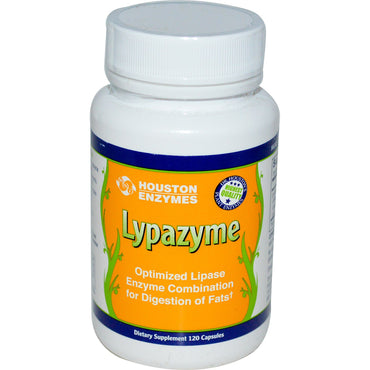 Houston Enzymes, Lypazyme, 120 cápsulas