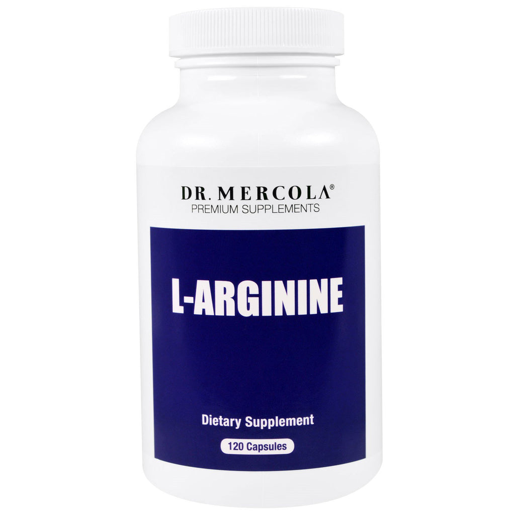 Dr Mercola, L-Arginine, 120 gélules