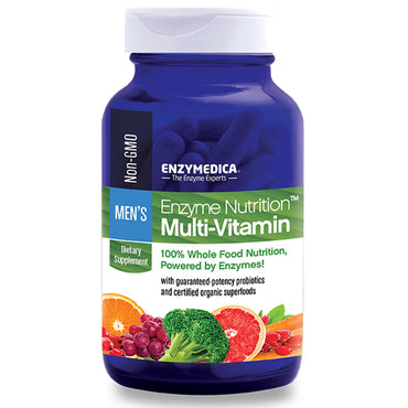 Enzymedica, Enzym Nutrition Multi-Vitamin, Herre, 120 kapsler