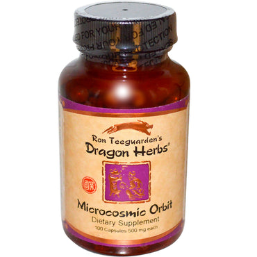 Dragon Herbs, Microcosmic Orbit、500 mg、100 カプセル