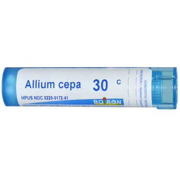 Boiron, remedios únicos, Allium Cepa, 30 °C, aproximadamente 80 gránulos