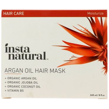 InstaNatural, Argan Oil Hair Mask, Deep Conditioner, 8 fl oz (240 ml)