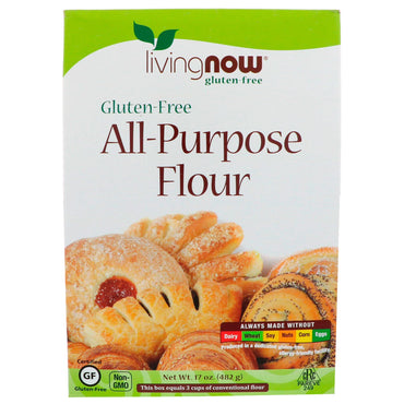 Now Foods, Farine tout usage, sans gluten, 17 oz (482 g)
