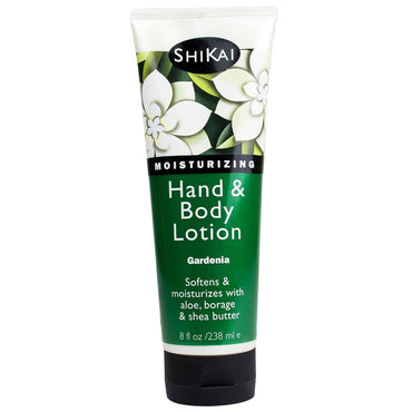 Shikai, lotion pour les mains et le corps, gardénia, 8 fl oz (238 ml)