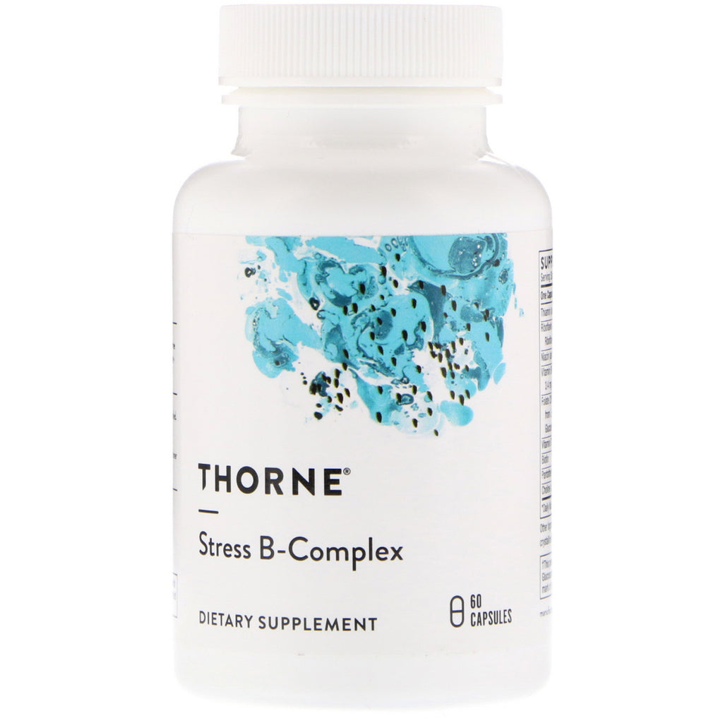Thorne Research, stress B-complexe, 60 gélules